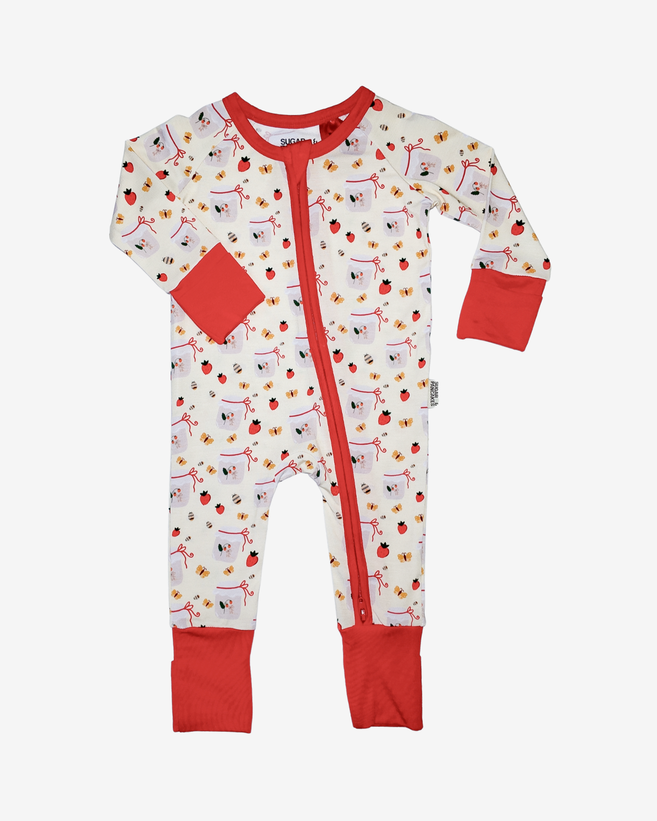 BERRY JAM ZIP ROMPER