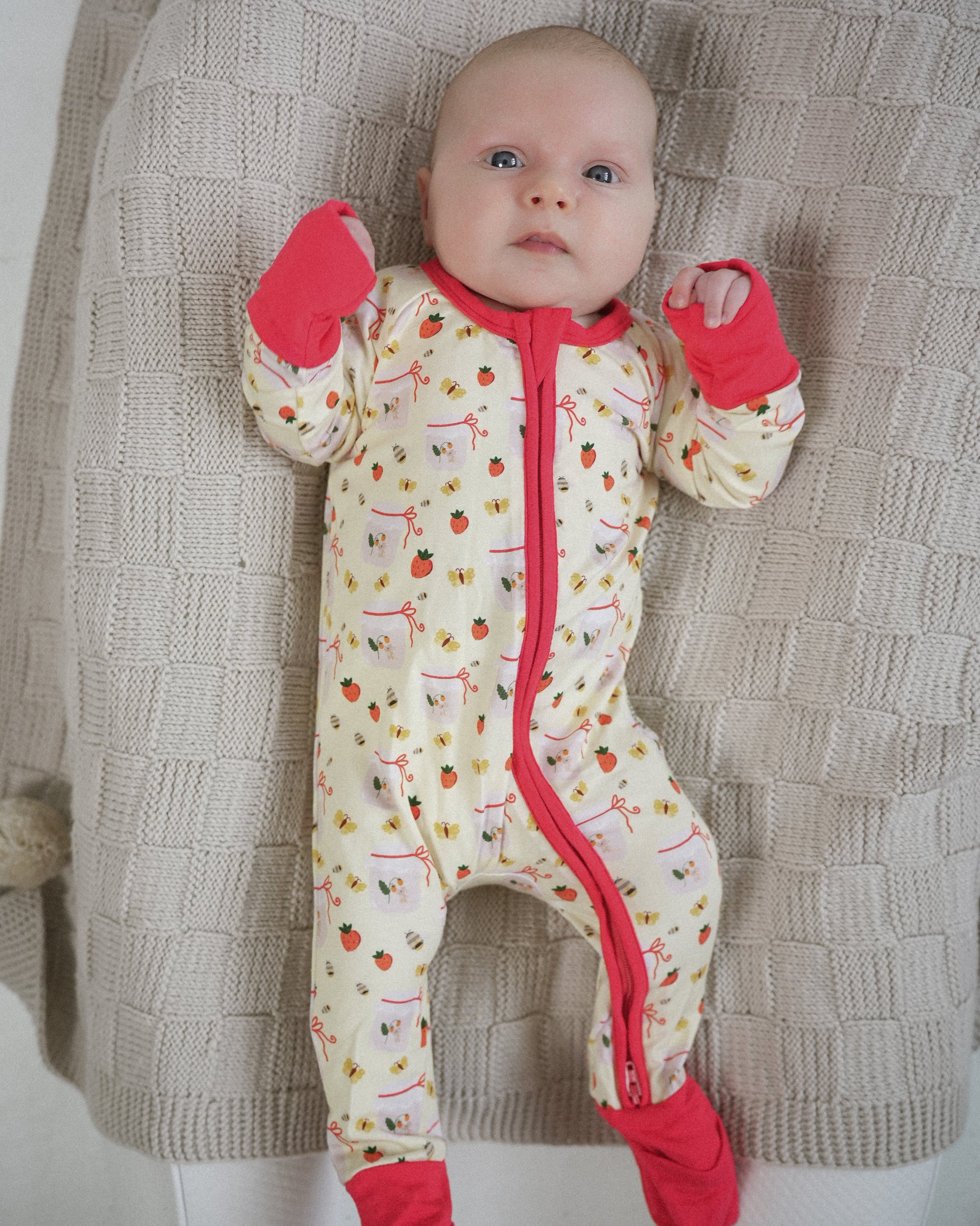 BERRY JAM ZIP ROMPER