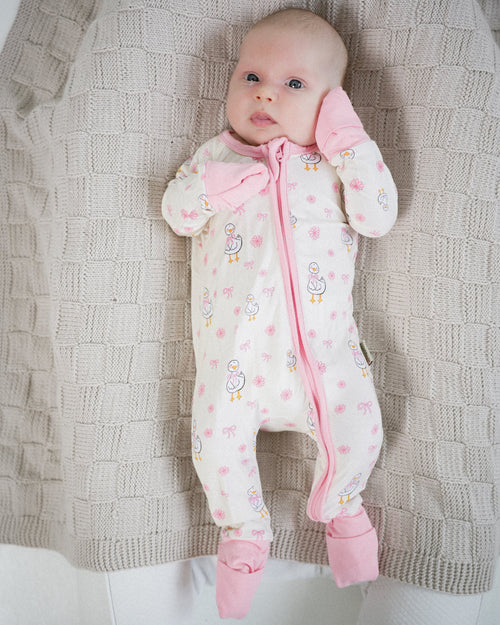 DUCKIE ZIP ROMPER