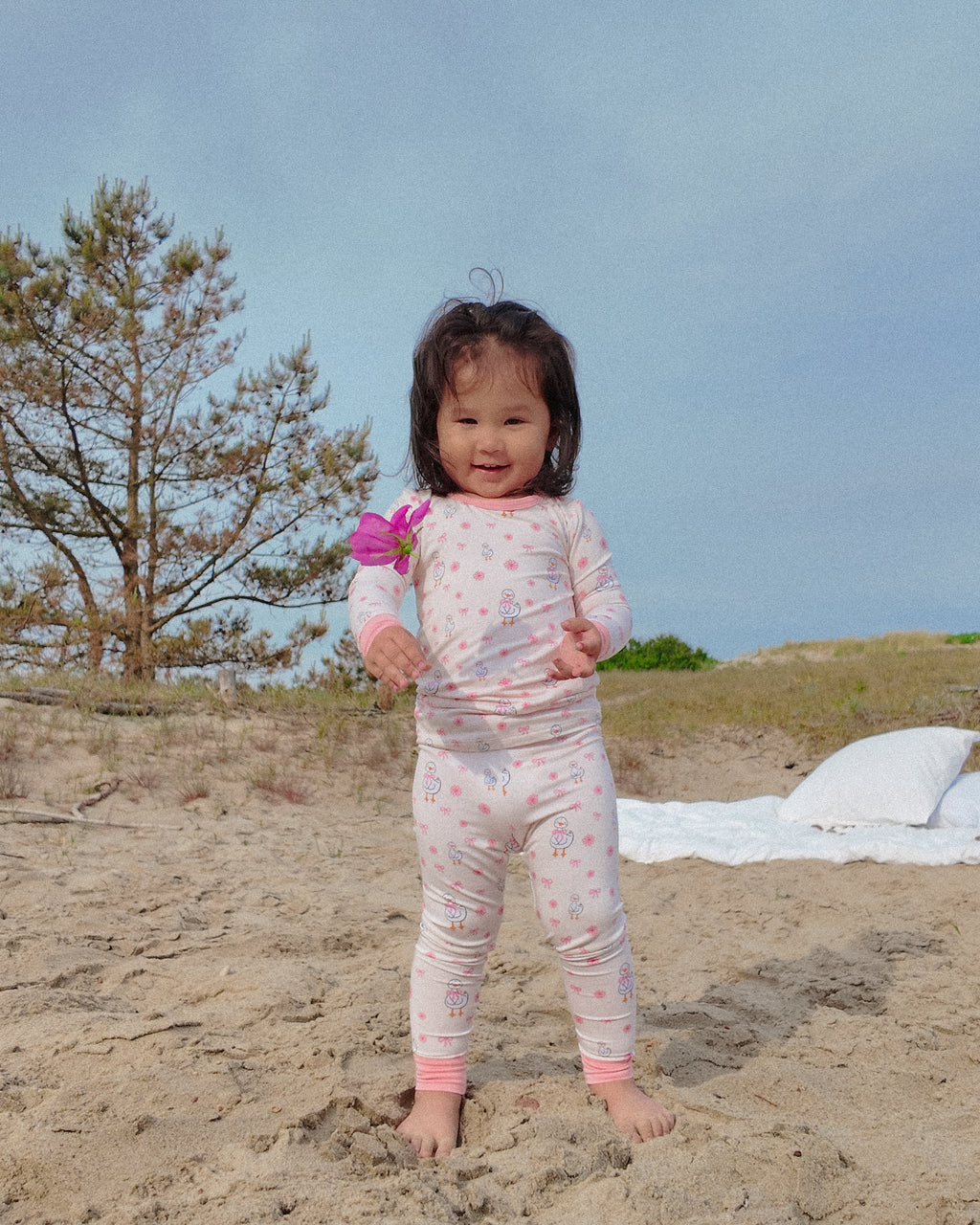 DUCKIE LONG SLEEVE PYJAMA SET